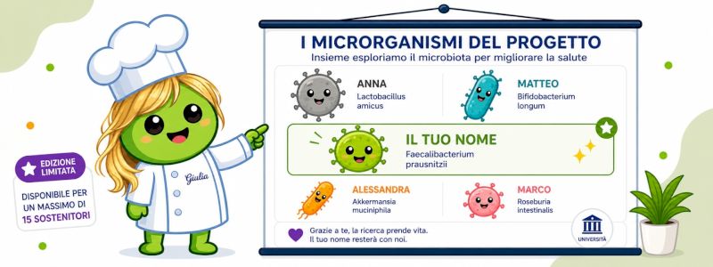 Dai il tuo nome a un microbo (Edizione limitata) / Give your name to a microbe (limited edition)