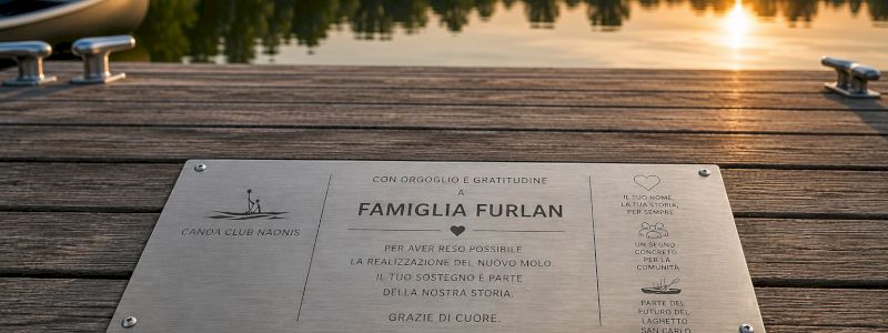 Targa sul molo – Il tuo nome per sempre al Battirame